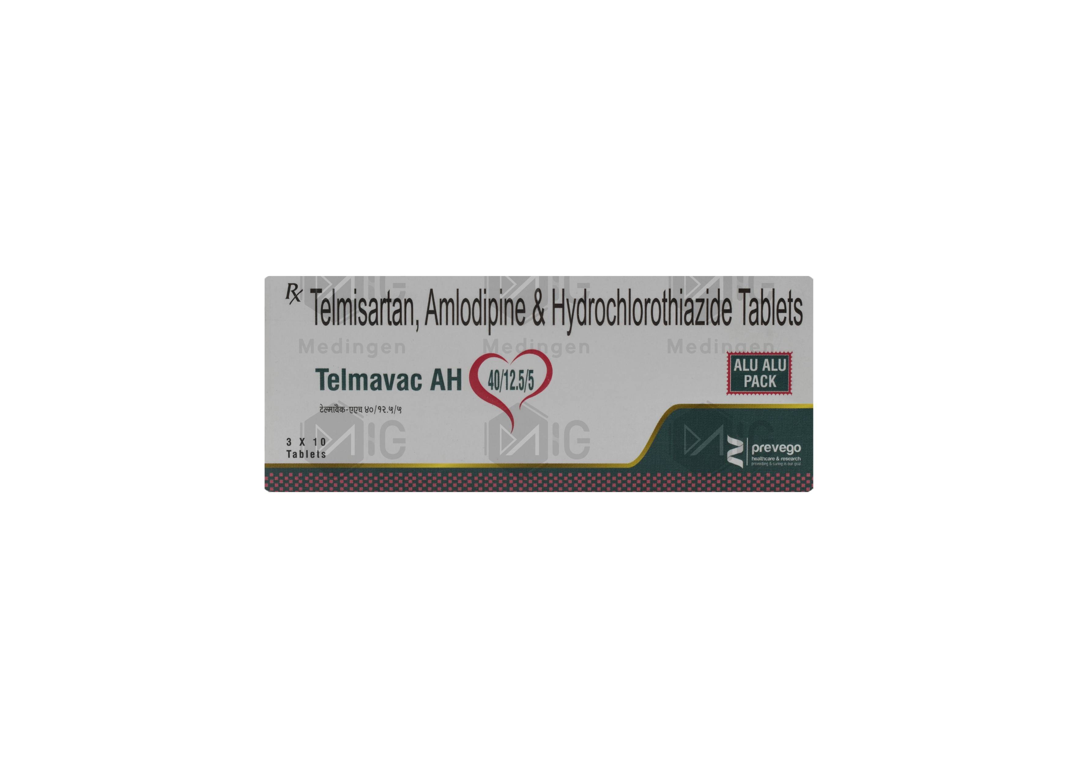 TELMAVAC AH 40/12.5/5MG